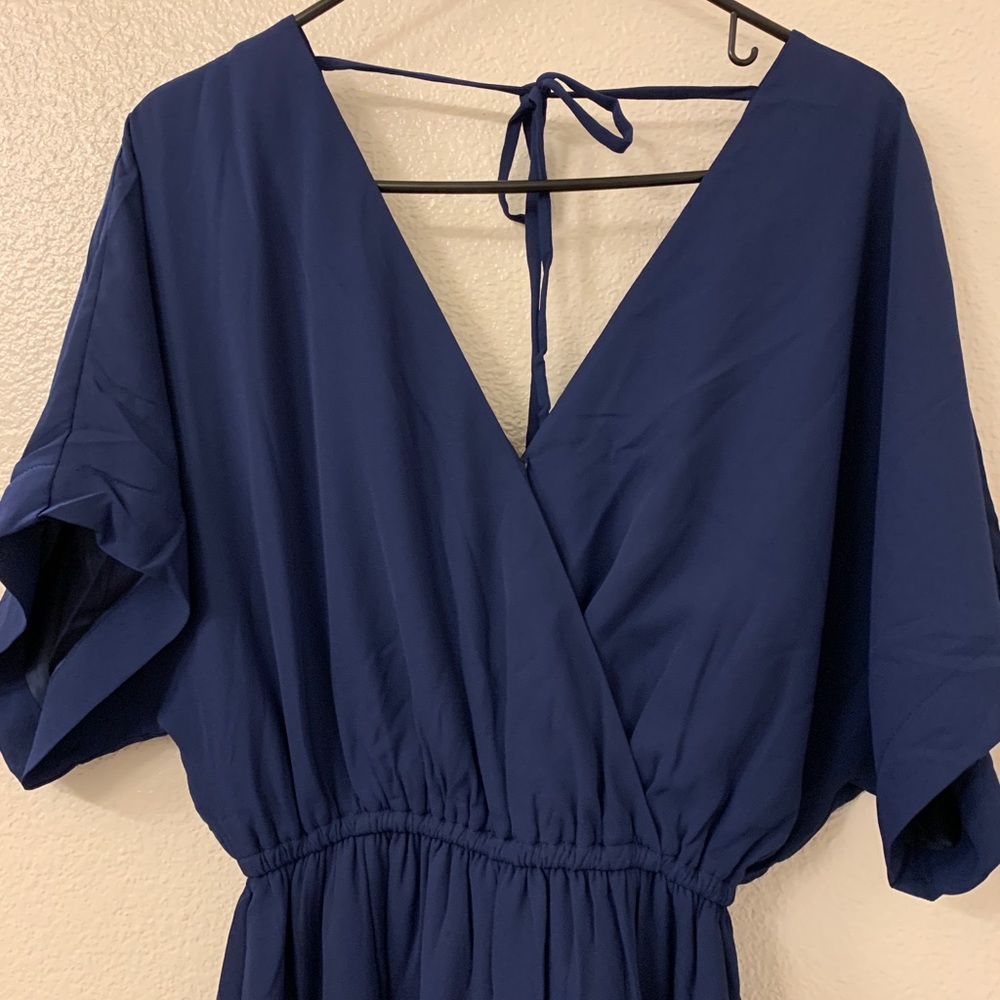 Navy blue romper